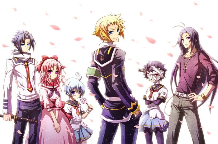 Group of characters from Medaka Box