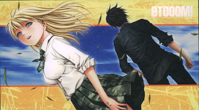 Himiko and Ryota Sakamoto from Btooom!