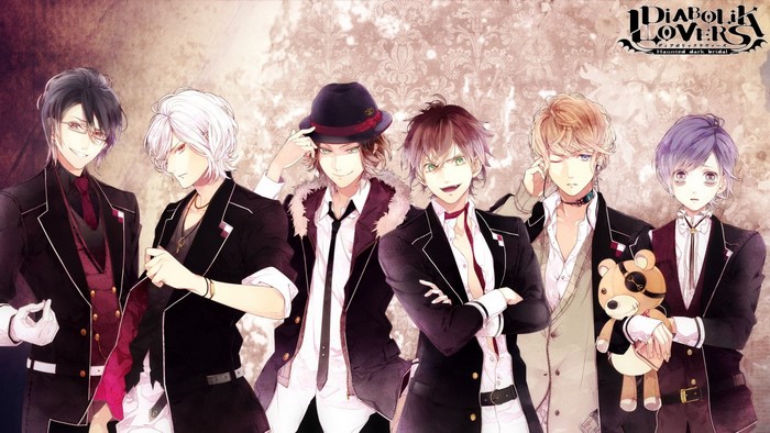 Diabolik Lovers Musician Group Illustration