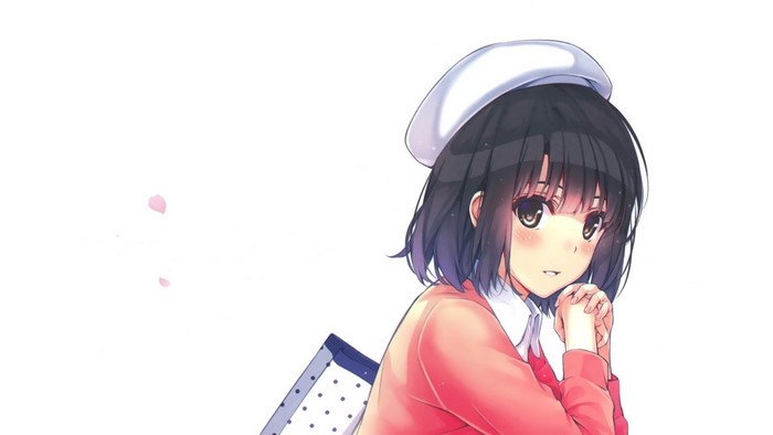 Kato Megumi from Saenai Heroine no Sodatekata wearing a hat