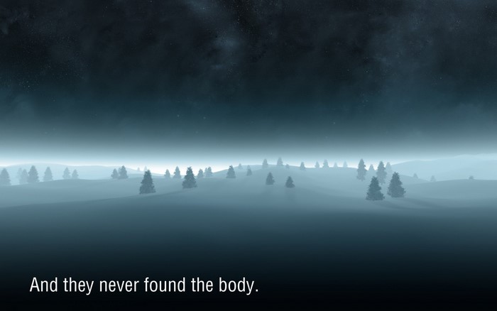 And they never found the body.