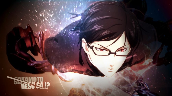 Sakamoto from Sakamoto Desu Ga! anime illustration