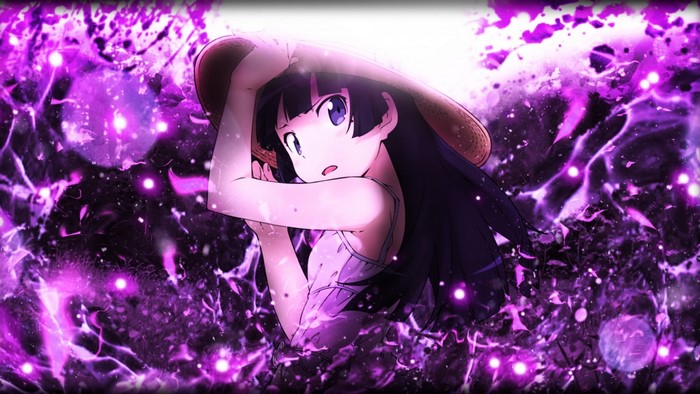 Gokou Ruri in Purple Aura from Ore no Imouto ga Konnani Kawaii Wake ga Nai