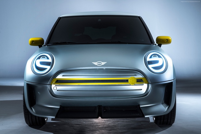 Mini Electric Concept Car Front View