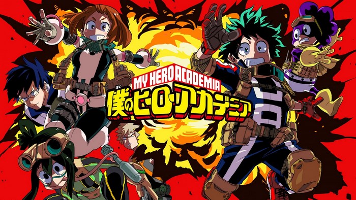 My Hero Academia characters illustration