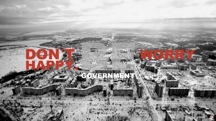 Don't Worry, Be Government Aerial Cityscape