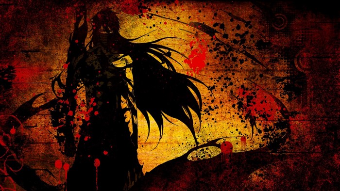 Kurosaki Ichigo Dark Silhouette in Bleach Art