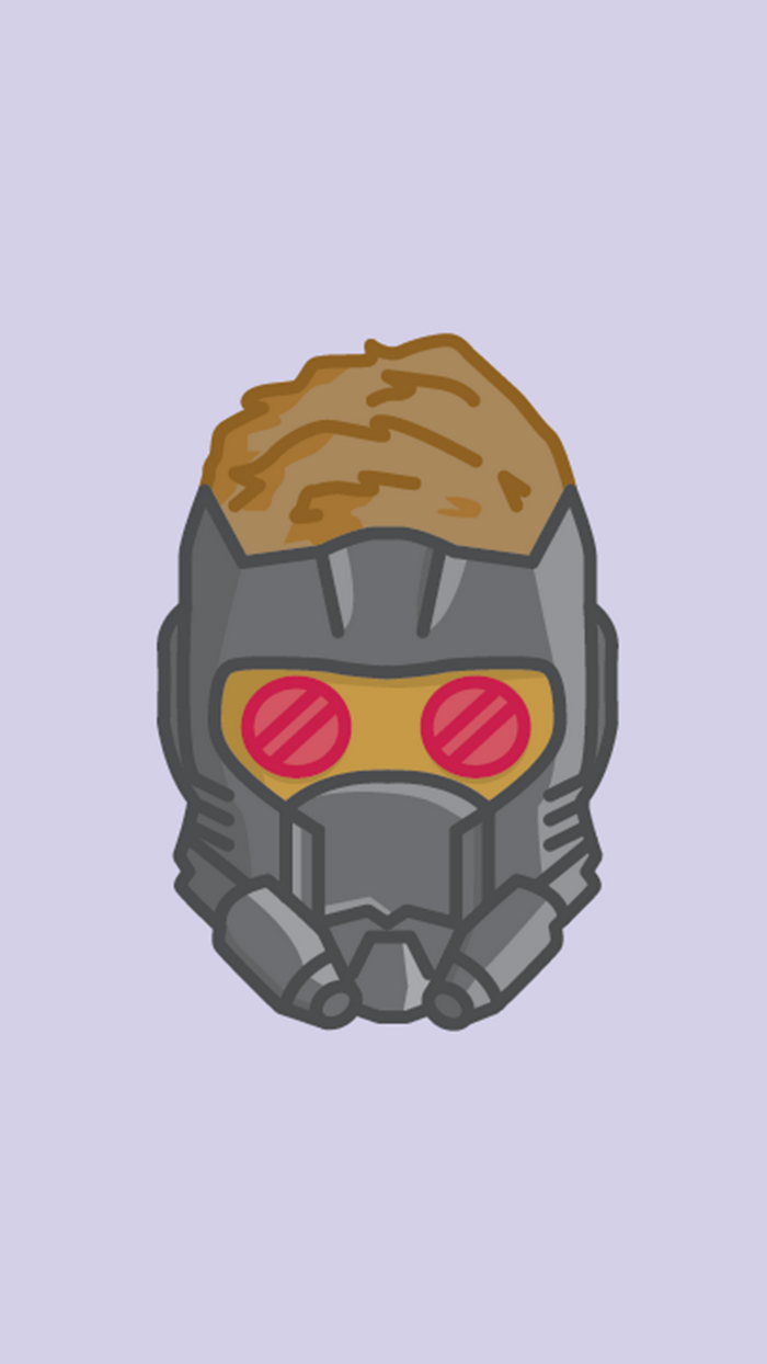 Star Lord helmet illustration