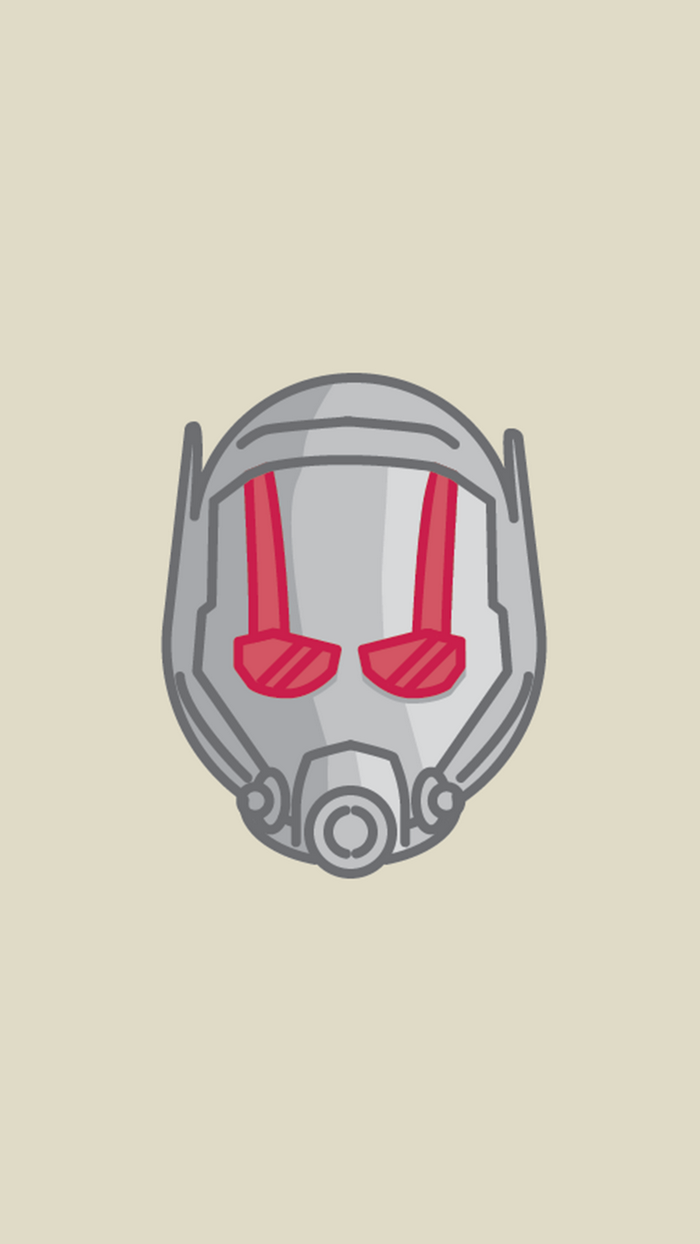 Ant-Man helmet illustration