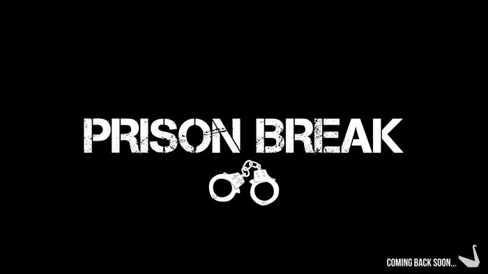Prison Break logo with handcuffs and origami swan