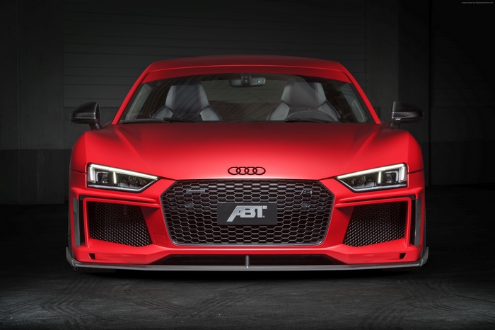 ABT Audi R8 front view 4K
