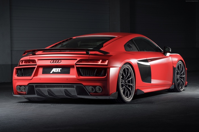 4K ABT Audi R8 rear view