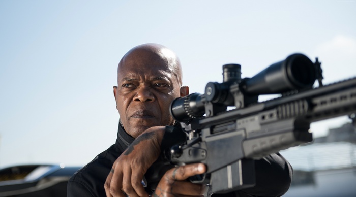 Samuel L. Jackson in The Hitman's Bodyguard 4K