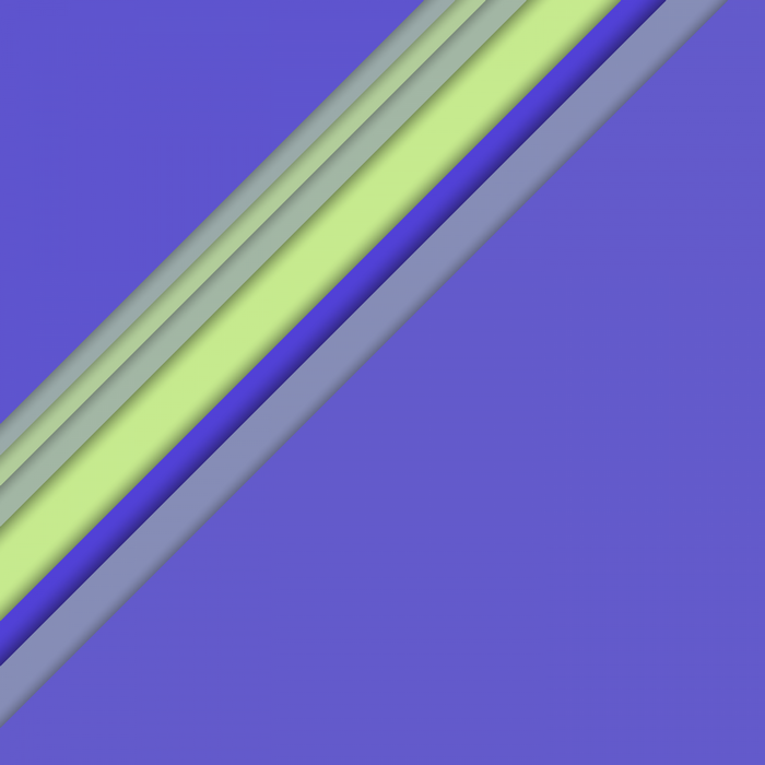 Material design with layered diagonal stripes