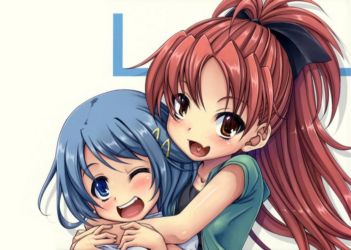 Kyoko Sakura and Sayaka Miki from Puella Magi Madoka Magica