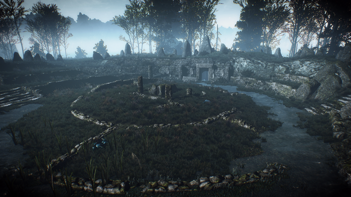 The Witcher 3 Wild Hunt screenshot of ancient stone ruins