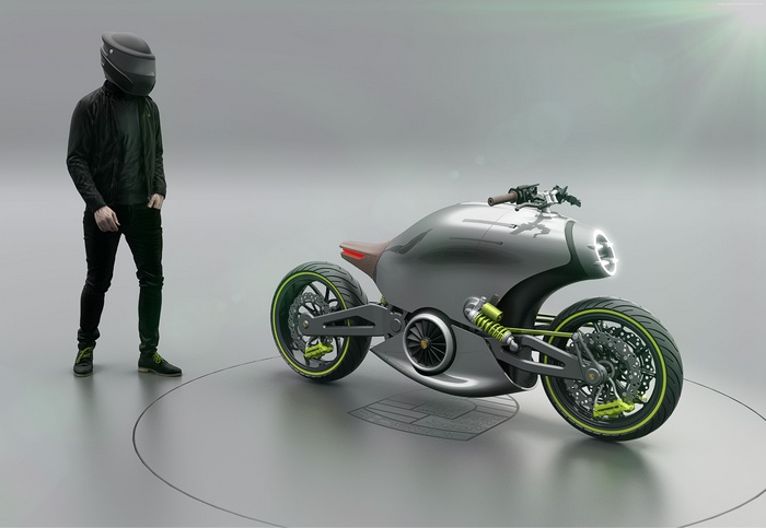 Porsche 618 electric motorcycle concept
