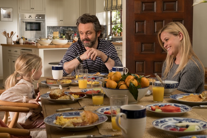 Reese Witherspoon and Michael Sheen at breakfast