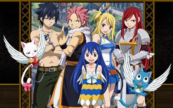 Fairy Tail Main Characters Group Portrait