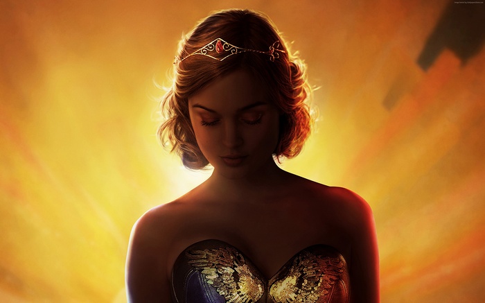 Bella Heathcote as Wonder Woman 4K