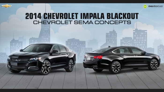 2014 Chevrolet Impala Blackout Chevrolet SEMA Concepts