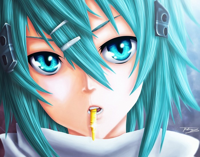 Asada Shino from Sword Art Online