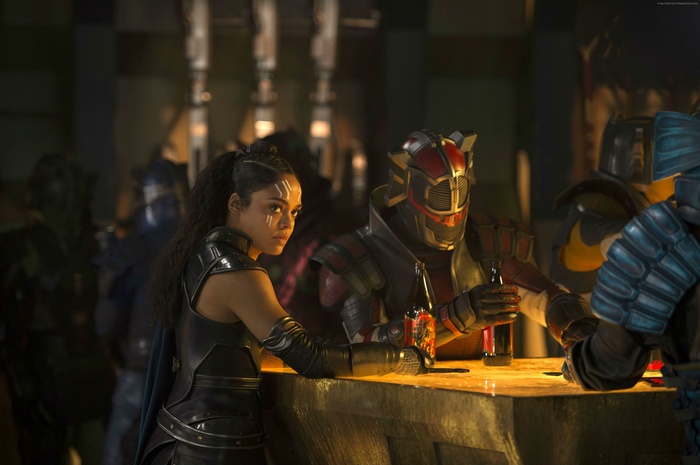 Tessa Thompson as Valkyrie in Thor: Ragnarok