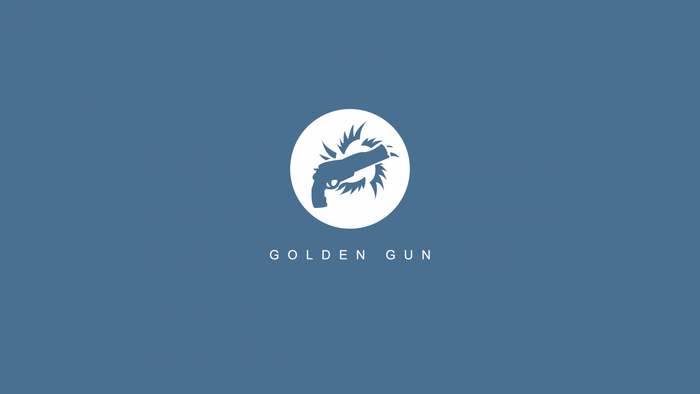 Golden Gun logo with text