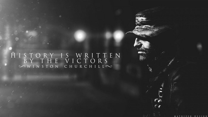 Quote by Winston Churchill with John Price from Call of Duty 4