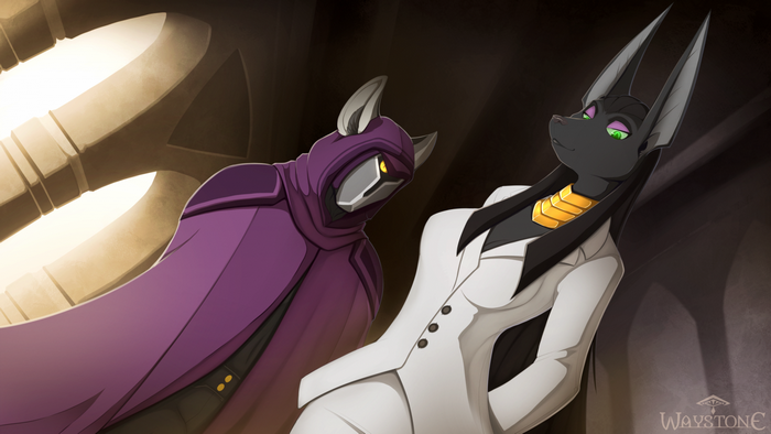 Anthro characters in a futuristic setting