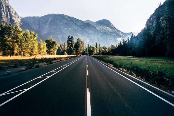 road, mountains, apple, OSX, 8k, 4k, Yosemite, 5k, forest