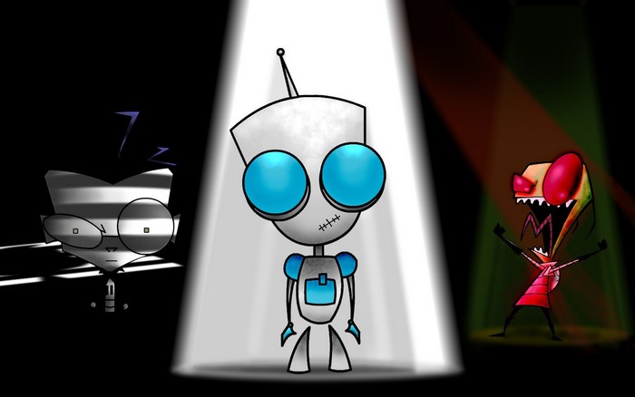 Invader Zim characters in spotlight