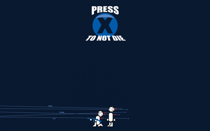 Zero Punctuation Press X To Not Die Logo