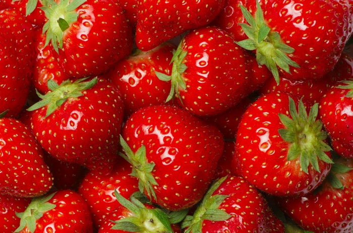Close-up of fresh strawberries