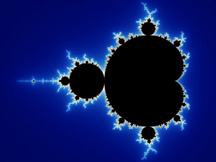 Mandelbrot set fractal illustration