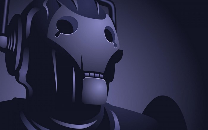 Cyberman from Doctor Who illustration