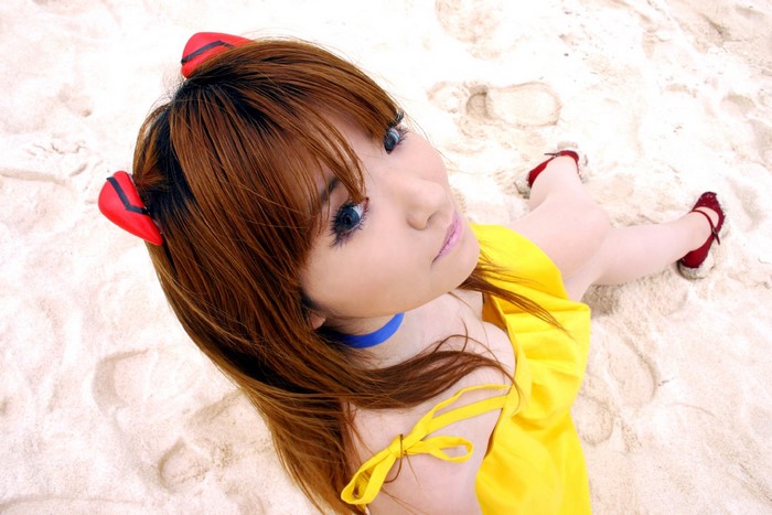 Asuka Langley Soryu from Neon Genesis Evangelion cosplay