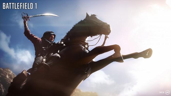 Battlefield 1 Soldier on Horseback