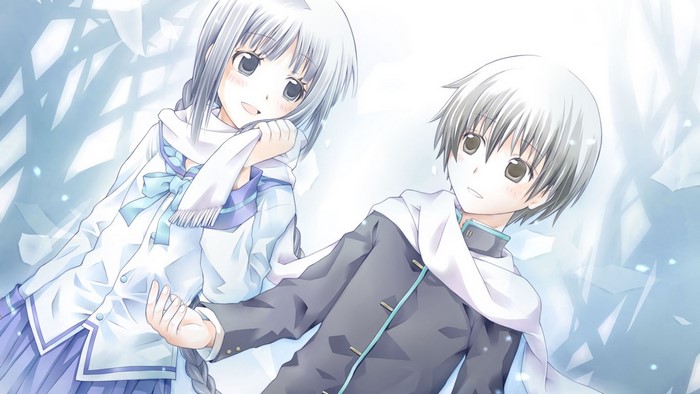 Anime artwork of two young characters