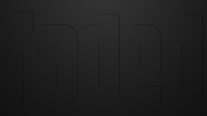 Abstract black shapes and lines