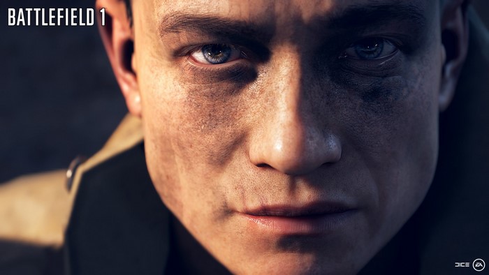Battlefield 1 close-up portrait of a soldier