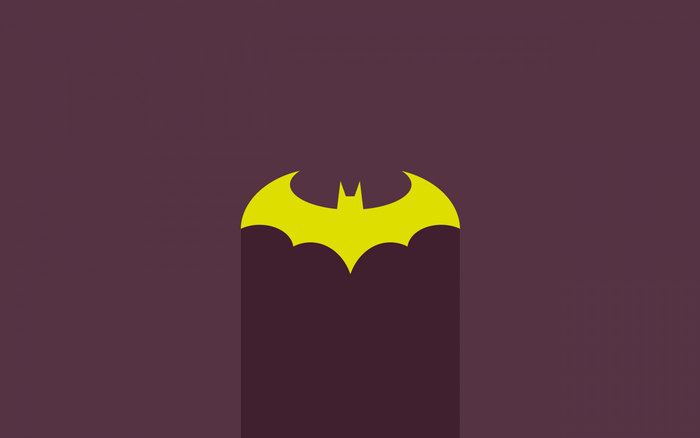 Batman Logo Minimalist Illustration