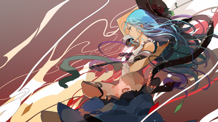 Hinanawi Tenshi from Touhou Project