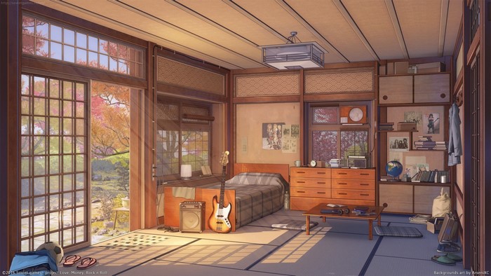 Cozy Sunlit Room from Love Money Rock n Roll