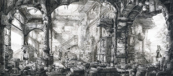 Morichika Rinnosuke's shop from Touhou Project