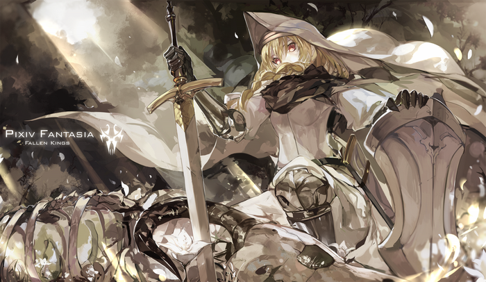 Pixiv Fantasia Fallen Kings Knight with Sword