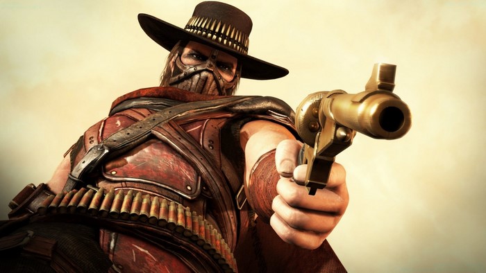 Soldier with gun from Mortal Kombat X