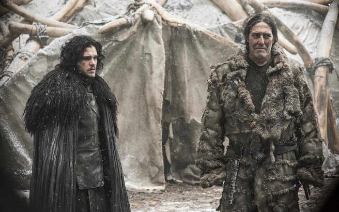 Jon Snow and Mance Rayder from Game of Thrones