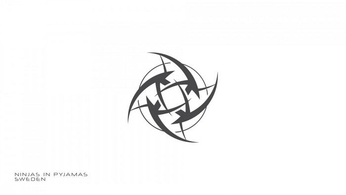 Ninjas in Pyjamas logo with text