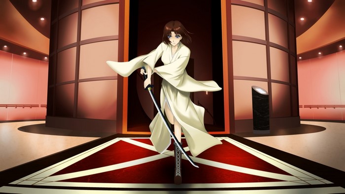 Ryougi Shiki from Kara no Kyoukai with Katana